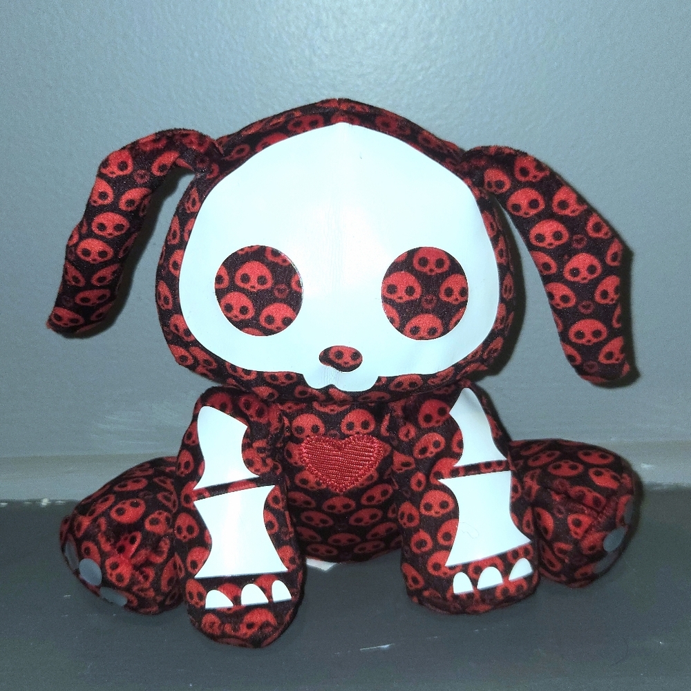 Skelanimals Dax Dog Plush Limited Edition Rare Find